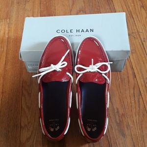 Cole Haan Patent Leather Moccasins